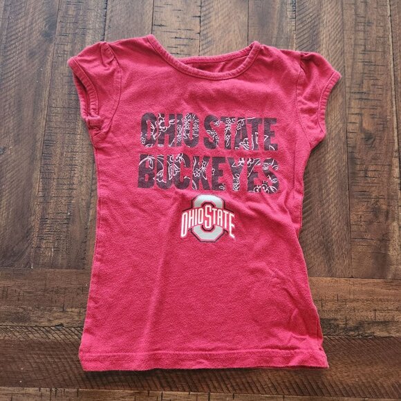 BUNDLE (3) Ohio State Buckeyes Toddler Girls Clothes Dress Shirt Girl 2T-3T - Picture 5 of 10
